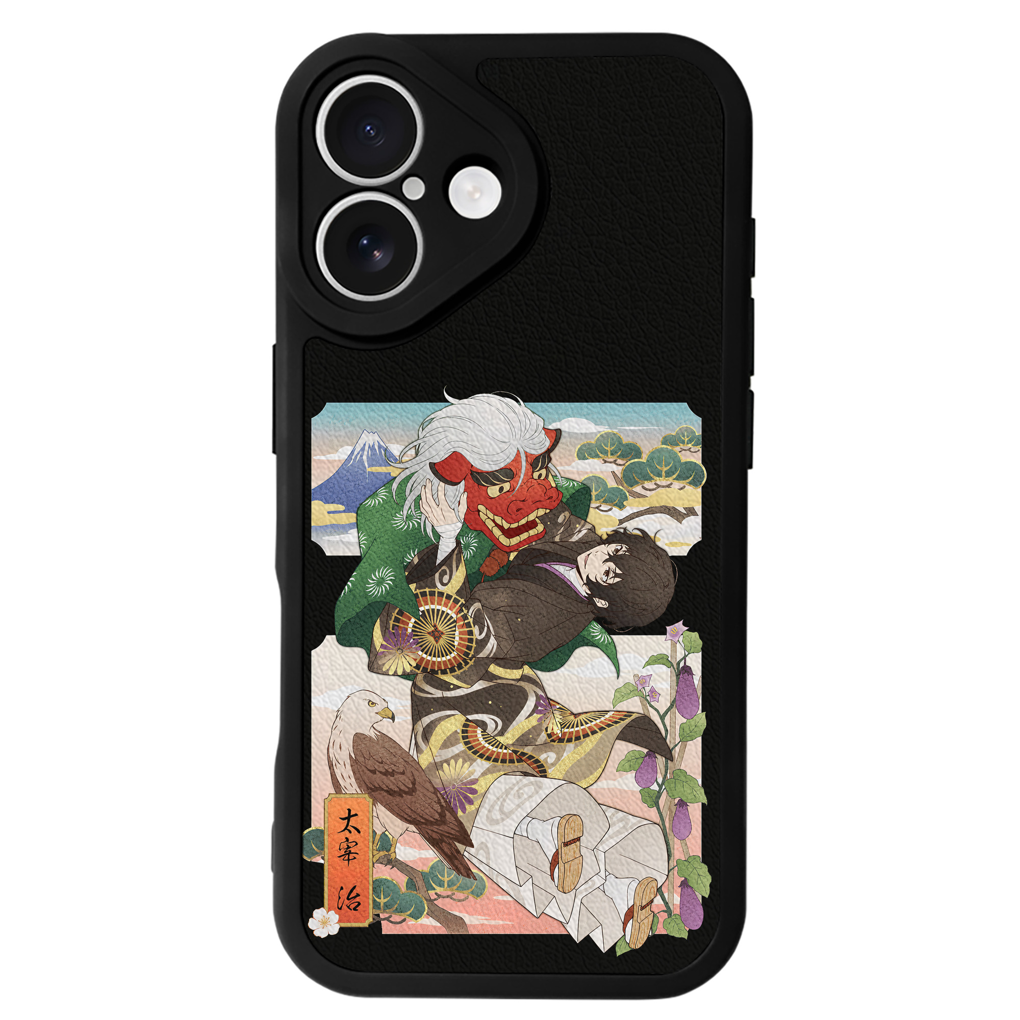 （画像用） 文豪ストレイドッグス Bungo Stray Dogs 【iPhone 16シリーズ対応】シリコンスマホケース（レザー調） 材質：シリコン